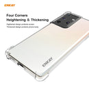 For Samsung Galaxy S21 Ultra 5G Hat-Prince ENKAY Clear TPU Shockproof Case Soft Anti-slip Cover