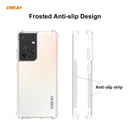 For Samsung Galaxy S21 Ultra 5G Hat-Prince ENKAY Clear TPU Shockproof Case Soft Anti-slip Cover