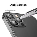 For iPhone 12 Pro ENKAY Hat-Prince Aluminium Alloy + Tempered Glass Camera Lens Cover Full Coverage Protector(Black)