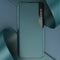 For Samsung Galaxy S21 Ultra 5G Side Display Shockproof Horizontal Flip Leather Case with Holder(Black)