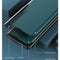 For Samsung Galaxy S21 Ultra 5G Side Display Shockproof Horizontal Flip Leather Case with Holder(Black)