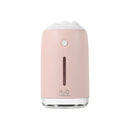 Snow Mountain Simple Mini Home Silent Bedroom Student Dormitory Office Portable USB Wireless Persistent Air Humidifier(red)