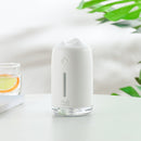 Snow Mountain Simple Mini Home Silent Bedroom Student Dormitory Office Portable USB Wireless Persistent Air Humidifier(white)
