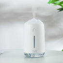 Snow Mountain Simple Mini Home Silent Bedroom Student Dormitory Office Portable USB Wireless Persistent Air Humidifier(white)