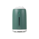 Snow Mountain Simple Mini Home Silent Bedroom Student Dormitory Office Portable USB Wireless Persistent Air Humidifier(green)