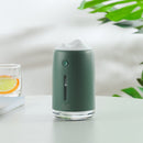 Snow Mountain Simple Mini Home Silent Bedroom Student Dormitory Office Portable USB Wireless Persistent Air Humidifier(green)