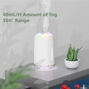 Snow Mountain Simple Mini Home Silent Bedroom Student Dormitory Office Portable USB Wireless Persistent Air Humidifier(white)