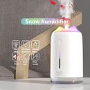 Snow Mountain Simple Mini Home Silent Bedroom Student Dormitory Office Portable USB Wireless Persistent Air Humidifier(white)