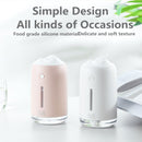 Snow Mountain Simple Mini Home Silent Bedroom Student Dormitory Office Portable USB Wireless Persistent Air Humidifier(white)