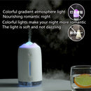 Snow Mountain Simple Mini Home Silent Bedroom Student Dormitory Office Portable USB Wireless Persistent Air Humidifier(green)