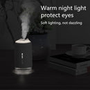 Snow Mountain Simple Mini Home Silent Bedroom Student Dormitory Office Portable USB Wireless Persistent Air Humidifier(white)