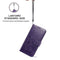 Four-leaf Clasp Embossed Buckle Mobile Phone Protection Leather Case with Lanyard & Card Slot & Wallet & Bracket Function For Samsung Galaxy A32 5G(Purple)