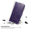 Four-leaf Clasp Embossed Buckle Mobile Phone Protection Leather Case with Lanyard & Card Slot & Wallet & Bracket Function For Samsung Galaxy A32 5G(Purple)