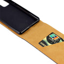For Samsung Galaxy S20FE(4/5G) Business Style Vertical Flip TPU Leather Case with Card Slot(Black)