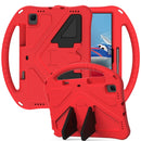 For Galaxy Tab S6 T860/T865 EVA Flat Anti Falling Protective Case Shell with Holder(Red)