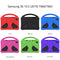 For Galaxy Tab S6 T860/T865 EVA Flat Anti Falling Protective Case Shell with Holder(Red)