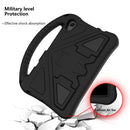 For Lenovo Tab M8 TB-8505F/X(HD)/8705 EVA Flat Anti Falling Protective Case Shell with Holder(Black)