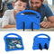 For Lenovo Tab M8 TB-8505F/X(HD)/8705 EVA Flat Anti Falling Protective Case Shell with Holder(Blue)