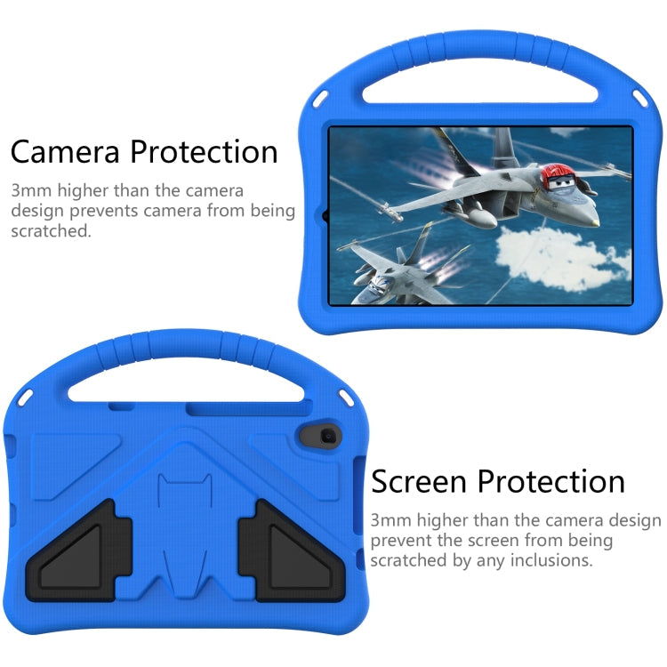 For Lenovo Tab M8 TB-8505F/X(HD)/8705 EVA Flat Anti Falling Protective Case Shell with Holder(Blue)