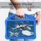 For Lenovo Tab M8 TB-8505F/X(HD)/8705 EVA Flat Anti Falling Protective Case Shell with Holder(Blue)