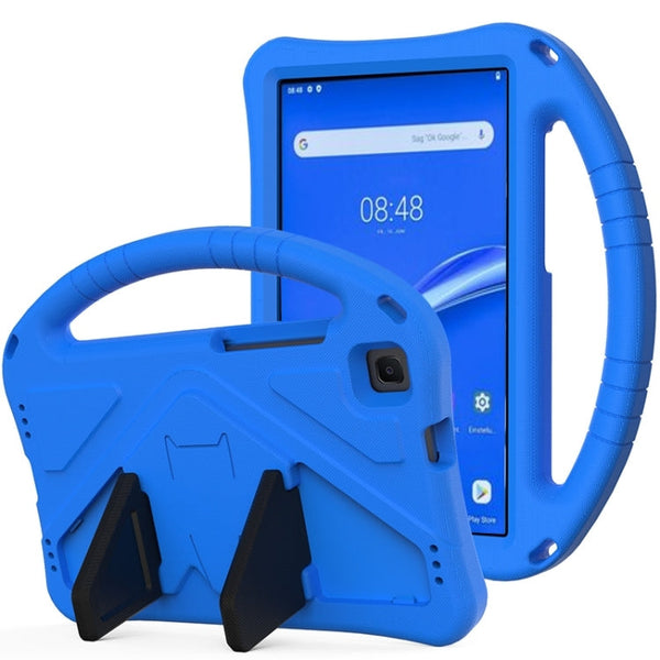 For Lenovo Tab M8 TB-8505F/X(HD)/8705 EVA Flat Anti Falling Protective Case Shell with Holder(Blue)