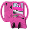 For Lenovo Tab M8 TB-8505F/X(HD)/8705 EVA Flat Anti Falling Protective Case Shell with Holder(RoseRed)