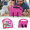 For Lenovo Tab M8 TB-8505F/X(HD)/8705 EVA Flat Anti Falling Protective Case Shell with Holder(RoseRed)