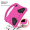 For Lenovo Tab M8 TB-8505F/X(HD)/8705 EVA Flat Anti Falling Protective Case Shell with Holder(RoseRed)