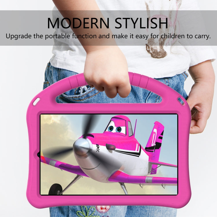 For Lenovo Tab M8 TB-8505F/X(HD)/8705 EVA Flat Anti Falling Protective Case Shell with Holder(RoseRed)