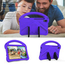 For Lenovo Tab M8 TB-8505F/X(HD)/8705 EVA Flat Anti Falling Protective Case Shell with Holder(Purple)