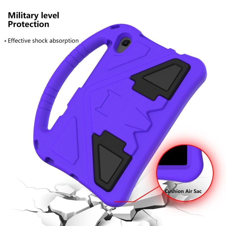 For Lenovo Tab M8 TB-8505F/X(HD)/8705 EVA Flat Anti Falling Protective Case Shell with Holder(Purple)