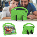 For Lenovo Tab M8 TB-8505F/X(HD)/8705 EVA Flat Anti Falling Protective Case Shell with Holder(Green)