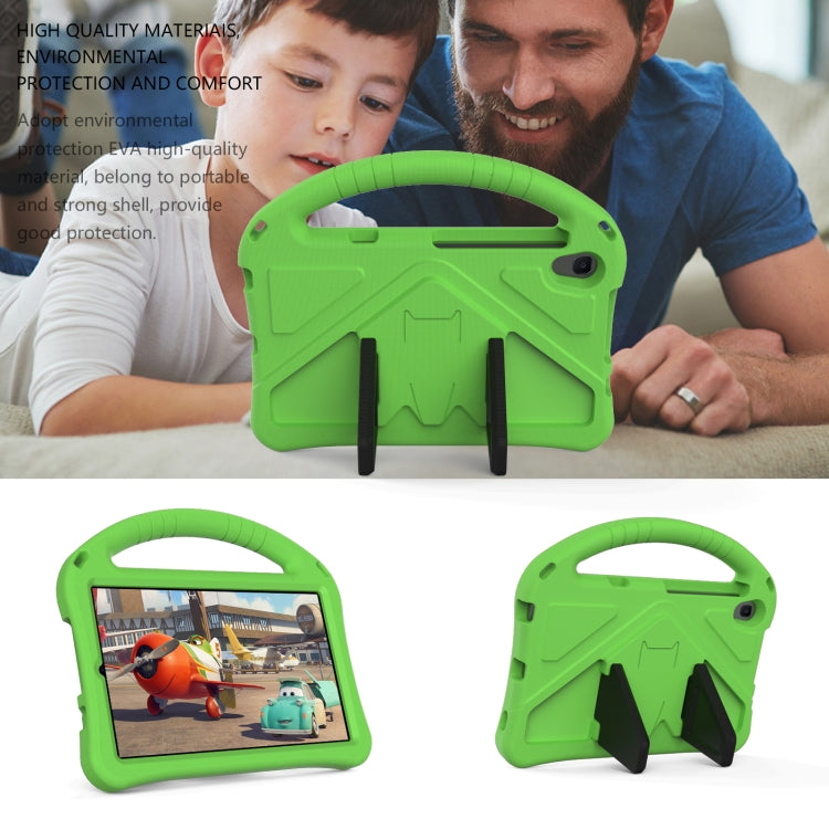 For Lenovo Tab M8 TB-8505F/X(HD)/8705 EVA Flat Anti Falling Protective Case Shell with Holder(Green)