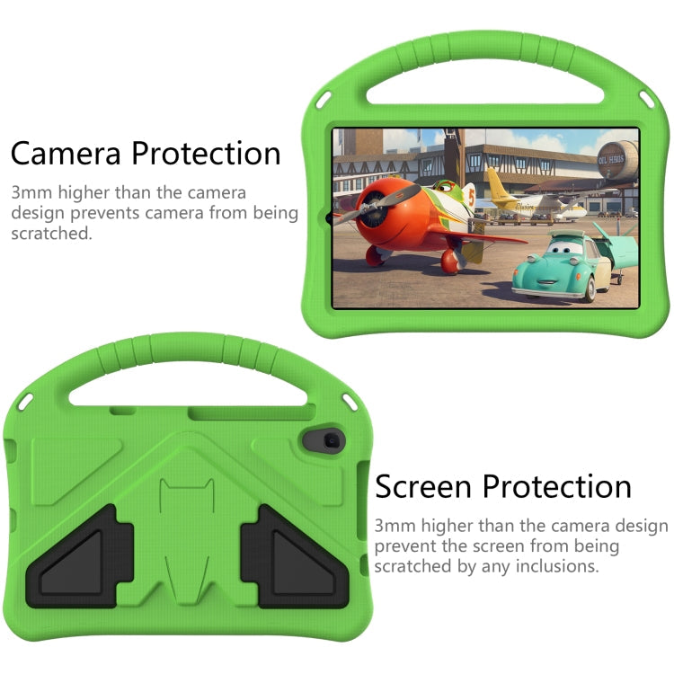 For Lenovo Tab M8 TB-8505F/X(HD)/8705 EVA Flat Anti Falling Protective Case Shell with Holder(Green)