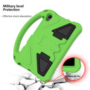 For Lenovo Tab M8 TB-8505F/X(HD)/8705 EVA Flat Anti Falling Protective Case Shell with Holder(Green)