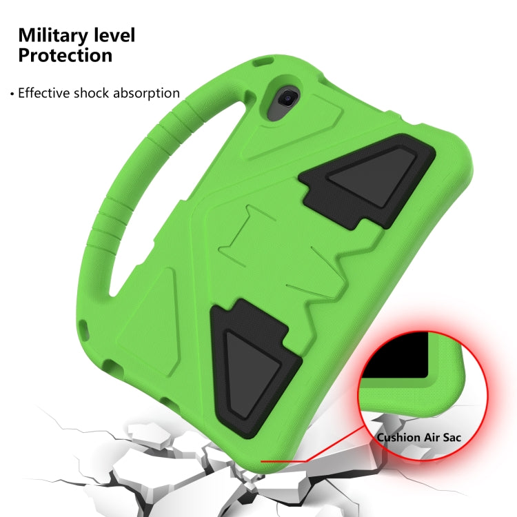 For Lenovo Tab M8 TB-8505F/X(HD)/8705 EVA Flat Anti Falling Protective Case Shell with Holder(Green)