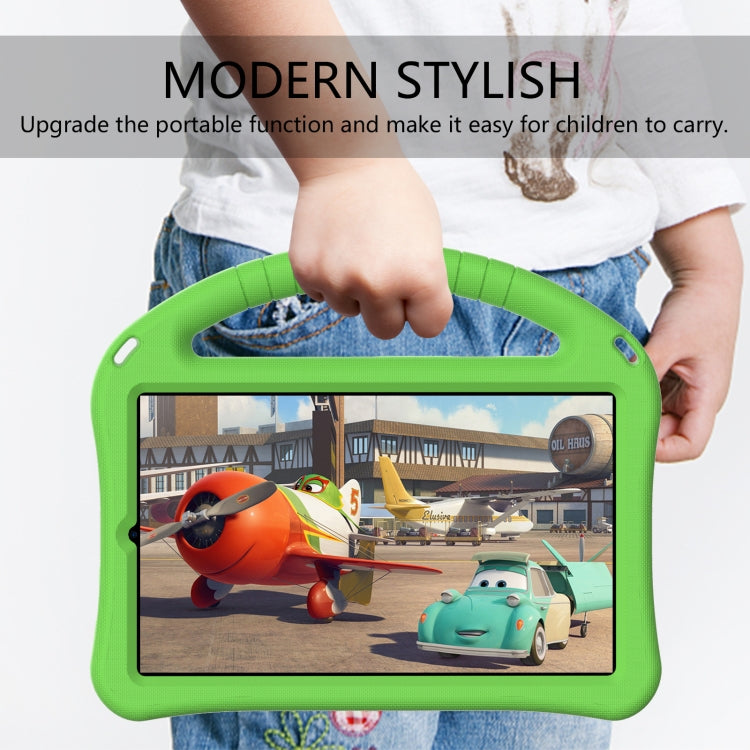 For Lenovo Tab M8 TB-8505F/X(HD)/8705 EVA Flat Anti Falling Protective Case Shell with Holder(Green)
