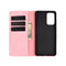 For Samsung Galaxy A52 5G / 4G Retro-skin Business Magnetic Suction Leather Case with Holder & Card Slots & Wallet(Pink)