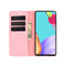 For Samsung Galaxy A52 5G / 4G Retro-skin Business Magnetic Suction Leather Case with Holder & Card Slots & Wallet(Pink)