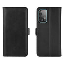 For Samsung Galaxy A52 5G / 4G Dual-side Magnetic Buckle Horizontal Flip Leather Case with Holder & Card Slots & Wallet(Black)