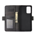 For Samsung Galaxy A52 5G / 4G Dual-side Magnetic Buckle Horizontal Flip Leather Case with Holder & Card Slots & Wallet(Black)