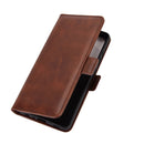 For Samsung Galaxy A52 5G / 4G Dual-side Magnetic Buckle Horizontal Flip Leather Case with Holder & Card Slots & Wallet(Brown)