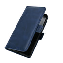 For Samsung Galaxy A52 5G / 4G Dual-side Magnetic Buckle Horizontal Flip Leather Case with Holder & Card Slots & Wallet(Dark Blue)