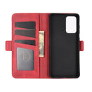 For Samsung Galaxy A52 5G / 4G Dual-side Magnetic Buckle Horizontal Flip Leather Case with Holder & Card Slots & Wallet(Red)