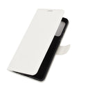 For Samsung Galaxy A52 5G / 4G Litchi Texture Horizontal Flip Protective Case with Holder & Card Slots & Wallet(White)
