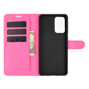 For Samsung Galaxy A52 5G / 4G Litchi Texture Horizontal Flip Protective Case with Holder & Card Slots & Wallet(Rose red)