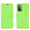 For Samsung Galaxy A52 5G / 4G Litchi Texture Horizontal Flip Protective Case with Holder & Card Slots & Wallet(Green)