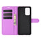 For Samsung Galaxy A72 5G / 4G Litchi Texture Horizontal Flip Protective Case with Holder & Card Slots & Wallet(Purple)