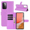 For Samsung Galaxy A72 5G / 4G Litchi Texture Horizontal Flip Protective Case with Holder & Card Slots & Wallet(Purple)