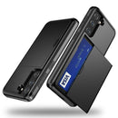 For Samsung Galaxy S21+ 5G Shockproof Armor Protective Case with Card Slot(Grey)